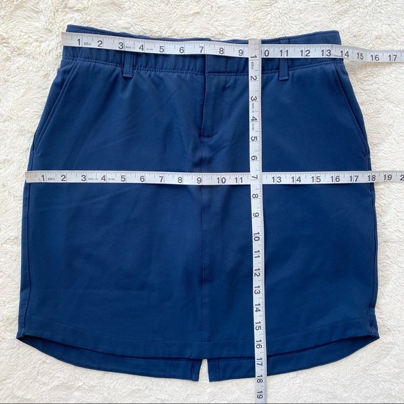 Under Armor navy blue golf hiking outdoor pickleball skort skirt shorts size 2 - Picture 4 of 9